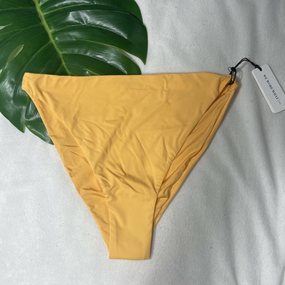 NWT [ SZ Large ] WeWoreWhat Amber Bikini Bottoms Apricot‎